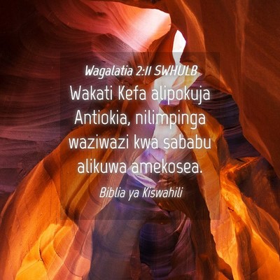 Picture 04 - Wagalatia 2:11 SWHULB - Wakati Kefa alipokuja Antiokia, nilimpinga - Bible Verse Picture