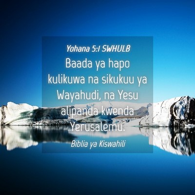 Picture 04 - Yohana 5:1 SWHULB - Baada ya hapo kulikuwa na sikukuu ya Wayahudi, na - Bible Verse Picture