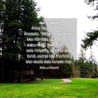 Picture 04 - Yona 3:7 SWHULB - Alitoa tangazo ambalo lilsemalo, “katika mji wa - Bible Verse Picture