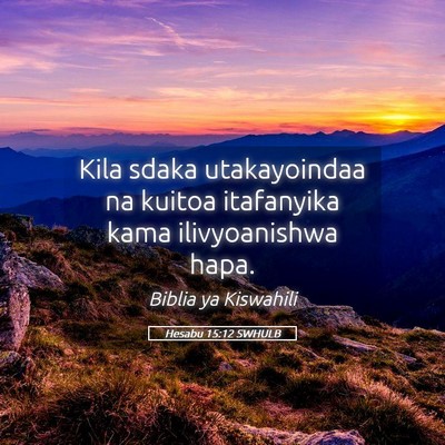 Picture 05 - Hesabu 15:12 SWHULB - Kila sdaka utakayoindaa na kuitoa itafanyika kama - Bible Verse Picture