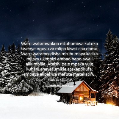 Picture 05 - Hesabu 35:25 SWHULB - Watu watamwokoa mtuhumiwa kutoka kwenye nguvu za - Bible Verse Picture