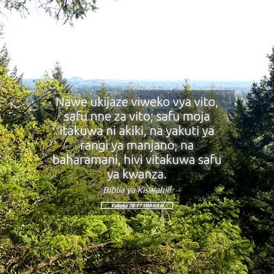 Picture 05 - Kutoka 28:17 SWHULB - Nawe ukijaze viweko vya vito, safu nne za vito; - Bible Verse Picture