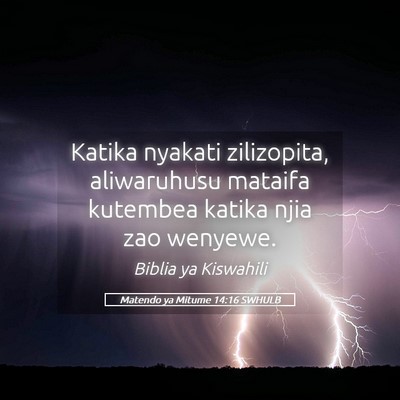 Picture 05 - Matendo ya Mitume 14:16 SWHULB - Katika nyakati zilizopita, aliwaruhusu mataifa - Bible Verse Picture