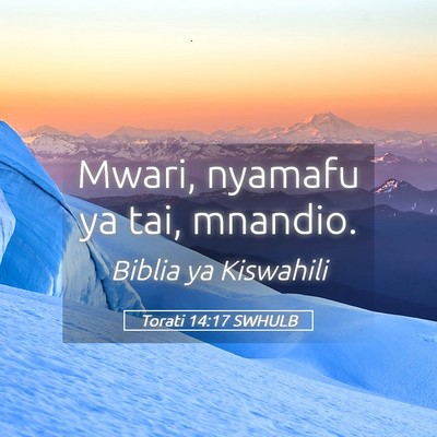 Picture 05 - Torati 14:17 SWHULB - Mwari, nyamafu ya tai, - Bible Verse Picture