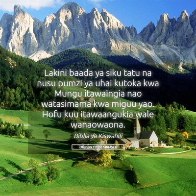 Picture 05 - Ufunuo 11:11 SWHULB - Lakini baada ya siku tatu na nusu pumzi ya uhai - Bible Verse Picture