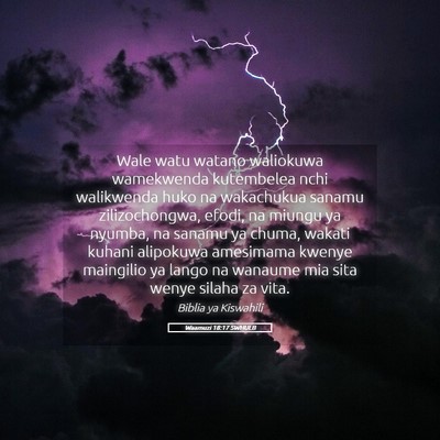 Picture 05 - Waamuzi 18:17 SWHULB - Wale watu watano waliokuwa wamekwenda kutembelea - Bible Verse Picture