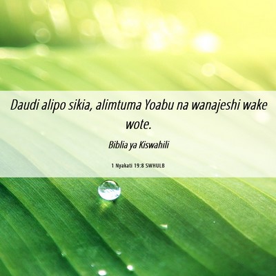 Picture 06 - 1 Nyakati 19:8 SWHULB - Daudi alipo sikia, alimtuma Yoabu na wanajeshi - Bible Verse Picture