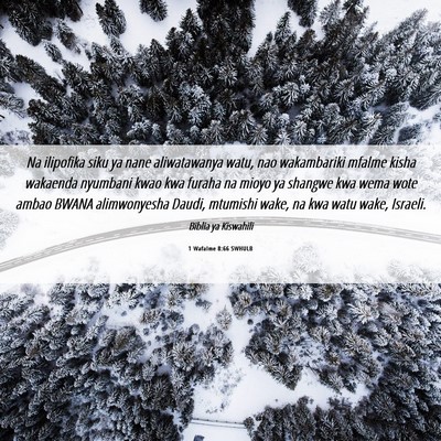 Picture 06 - 1 Wafalme 8:66 SWHULB - Na ilipofika siku ya nane aliwatawanya watu, nao - Bible Verse Picture