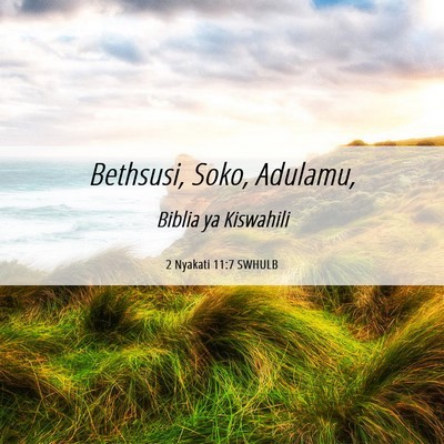 Picture 06 - 2 Nyakati 11:7 SWHULB - Bethsusi, Soko, - Bible Verse Picture
