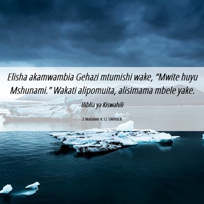 Picture 06 - 2 Wafalme 4:12 SWHULB - Elisha akamwambia Gehazi mtumishi wake, “Mwite - Bible Verse Picture