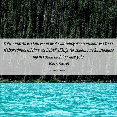 Picture 06 - Danieli 1:1 SWHULB - Katika mwaka wa tatu wa utawala wa Yehoyakimu - Bible Verse Picture
