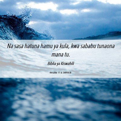 Picture 06 - Hesabu 11:6 SWHULB - Na sasa hatuna hamu ya kula, kwa sababu tunaona - Bible Verse Picture