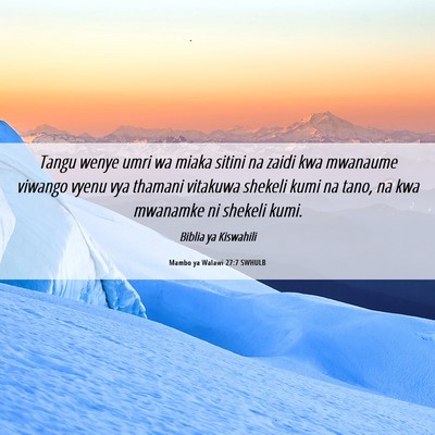 Picture 06 - Mambo ya Walawi 27:7 SWHULB - Tangu wenye umri wa miaka sitini na zaidi kwa - Bible Verse Picture