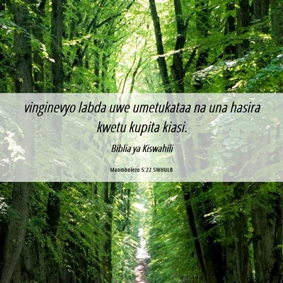 Picture 06 - Maombolezo 5:22 SWHULB - vinginevyo labda uwe umetukataa na una hasira - Bible Verse Picture