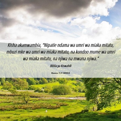 Picture 06 - Mwanzo 15:9 SWHULB - Kisha akamwambia, “Nipatie ndama wa umri wa - Bible Verse Picture