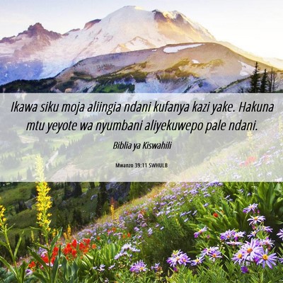 Picture 06 - Mwanzo 39:11 SWHULB - Ikawa siku moja aliingia ndani kufanya kazi yake. - Bible Verse Picture