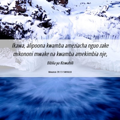 Picture 06 - Mwanzo 39:13 SWHULB - Ikawa, alipoona kwamba ameziacha nguo zake - Bible Verse Picture