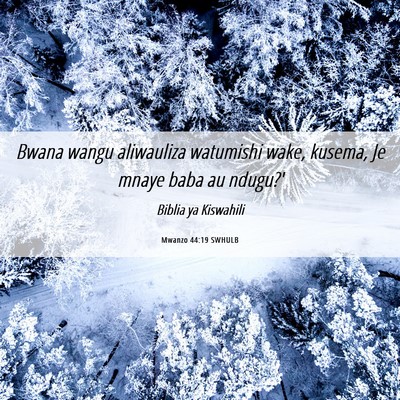 Picture 06 - Mwanzo 44:19 SWHULB - Bwana wangu aliwauliza watumishi wake, kusema, Je - Bible Verse Picture