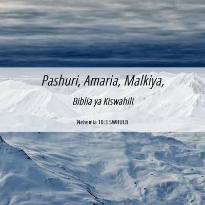 Picture 06 - Nehemia 10:3 SWHULB - Pashuri, Amaria, - Bible Verse Picture