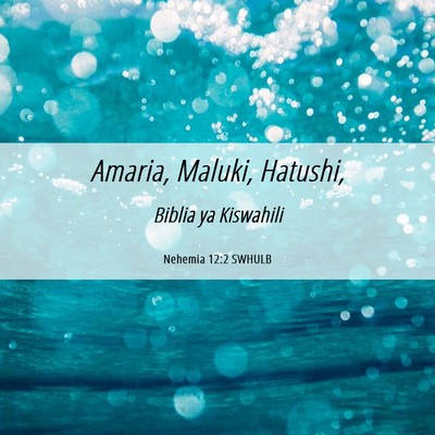Picture 06 - Nehemia 12:2 SWHULB - Amaria, Maluki, - Bible Verse Picture