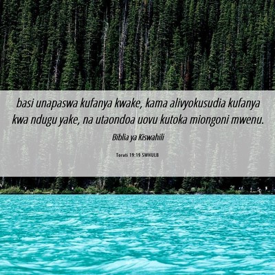 Picture 06 - Torati 19:19 SWHULB - basi unapaswa kufanya kwake, kama alivyokusudia - Bible Verse Picture