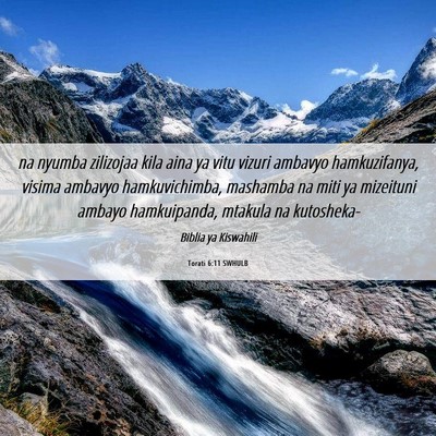 Picture 06 - Torati 6:11 SWHULB - na nyumba zilizojaa kila aina ya vitu vizuri - Bible Verse Picture