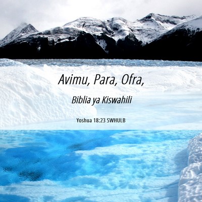 Picture 06 - Yoshua 18:23 SWHULB - Avimu, Para, - Bible Verse Picture