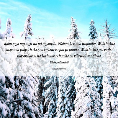 Picture 06 - Yoshua 9:4 SWHULB - walipanga mpango wa udanganyifu. Walienda kama - Bible Verse Picture