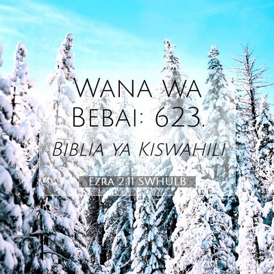 Picture 07 - Ezra 2:11 SWHULB - Wana wa Bebai: - Bible Verse Picture