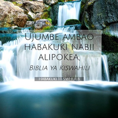 Picture 07 - Habakuki 1:1 SWHULB - Ujumbe ambao habakuki nabii - Bible Verse Picture