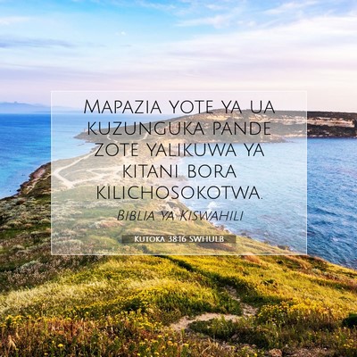 Picture 07 - Kutoka 38:16 SWHULB - Mapazia yote ya ua kuzunguka pande zote yalikuwa - Bible Verse Picture
