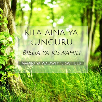Picture 07 - Mambo ya Walawi 11:15 SWHULB - kila aina ya - Bible Verse Picture