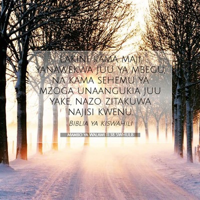 Picture 07 - Mambo ya Walawi 11:38 SWHULB - Lakini kama maji yanawekwa juu ya mbegu, na kama - Bible Verse Picture