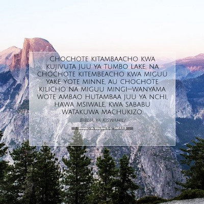 Picture 07 - Mambo ya Walawi 11:42 SWHULB - Chochote kitambaacho kwa kujivuta juu ya tumbo - Bible Verse Picture