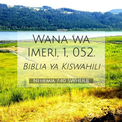 Picture 07 - Nehemia 7:40 SWHULB - Wana wa Imeri, 1, - Bible Verse Picture