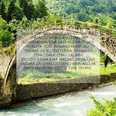 Picture 07 - Torati 12:11 SWHULB - kisha itakuwa eneo ambalo Yahwe Mungu wenu - Bible Verse Picture
