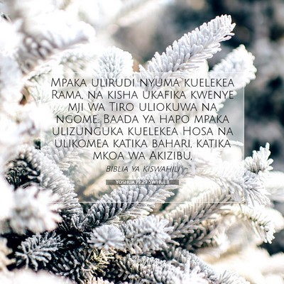 Picture 07 - Yoshua 19:29 SWHULB - Mpaka ulirudi nyuma kuelekea Rama, na kisha - Bible Verse Picture