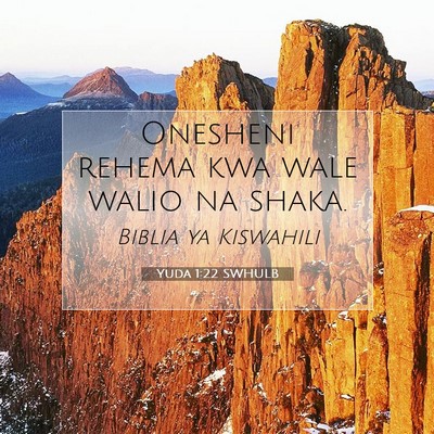 Picture 07 - Yuda 1:22 SWHULB - Onesheni rehema kwa wale walio na - Bible Verse Picture