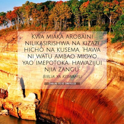 Picture 07 - Zaburi 95:10 SWHULB - Kwa miaka arobaini nilikasirishwa na kizazi hicho - Bible Verse Picture