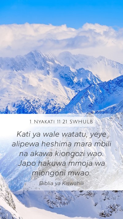 1 Nyakati 11:21 SWHULB Bible Verse Image