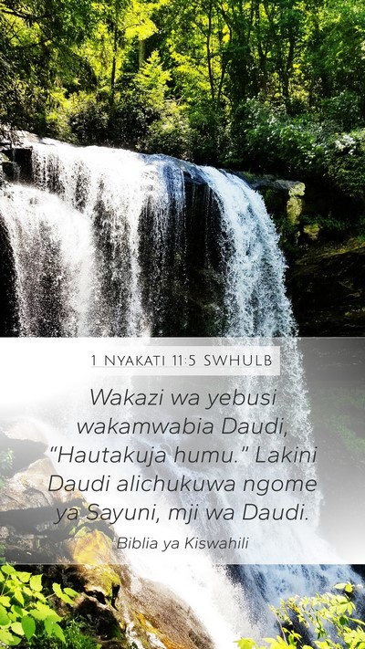 1 Nyakati 11:5 SWHULB Bible Verse Image