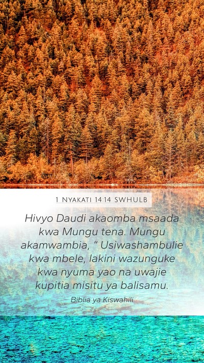 1 Nyakati 14:14 SWHULB Bible Verse Image
