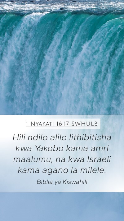 1 Nyakati 16:17 SWHULB Bible Verse Image