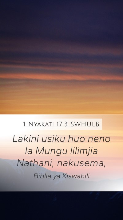 1 Nyakati 17:3 SWHULB Bible Verse Image