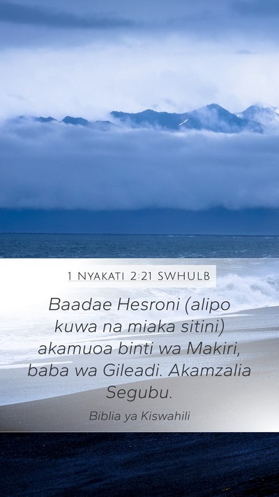 1 Nyakati 2:21 SWHULB Bible Verse Image