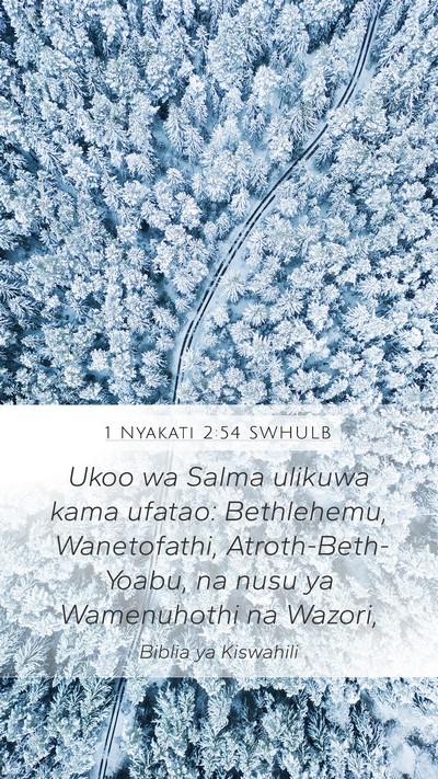 1 Nyakati 2:54 SWHULB Bible Verse Image