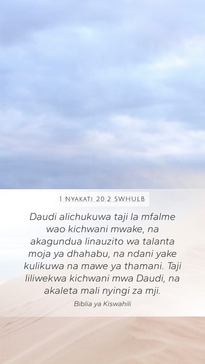 1 Nyakati 20:2 SWHULB Bible Verse Image