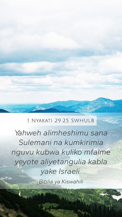 1 Nyakati 29:25 SWHULB Bible Verse Image