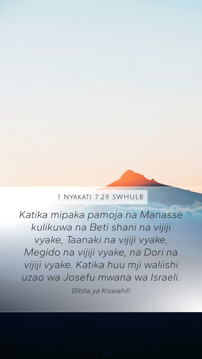 1 Nyakati 7:29 SWHULB Bible Verse Image