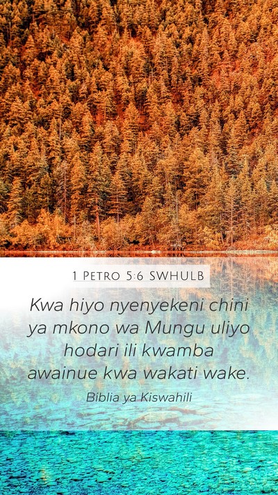 1 Petro 5:6 SWHULB Bible Verse Image